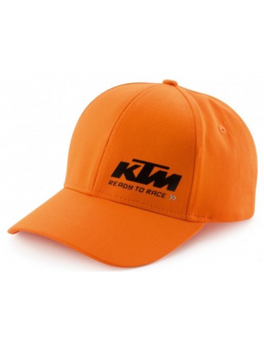 GORRA KTM RACING NARANJA CURVADA