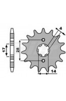 PIÑON PBR 12 DIENTES PARA...