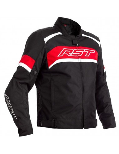 CHAQUETA RST PILOT NEGRO/ROJO