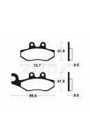 PASTILLAS DE FRENO TECNIUM...