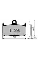 PASTILLAS DE FRENO ZCOO...