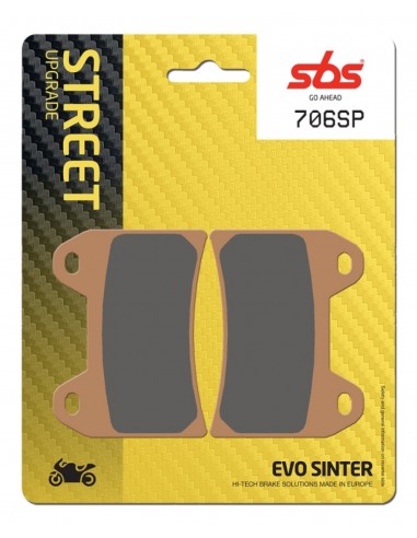 PASTILLAS DE FRENOS SBS EVO SINTER 706SP