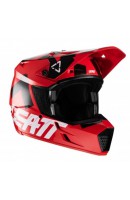 CASCO LEATT MOTO 3.5 ROJO V22