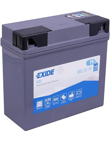 BATERIA MOTO GEL 12-19 EXIDE