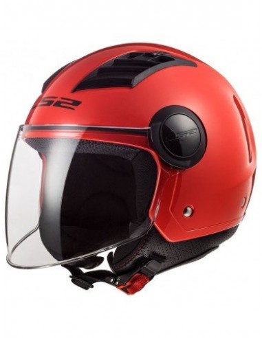 CASCO LS2 OF562 AIRFLOW SOLID GLOSS RED