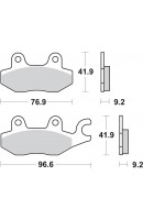 PASTILLAS DE FRENOS SBS HM 119 2