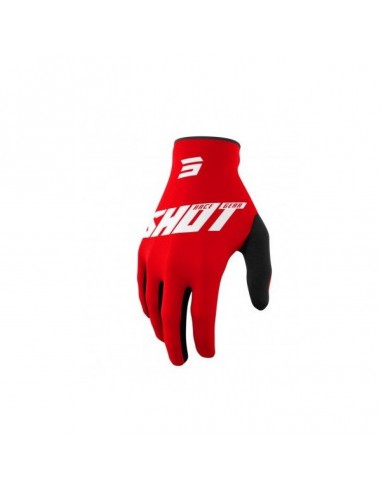 GUANTES SHOT RAW ROJO