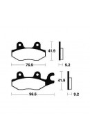 PASTILLA DE FRENO TECNIUM...