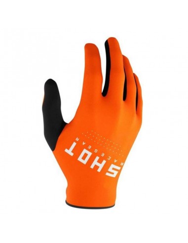 GUANTES SHOT RAW NARANJA