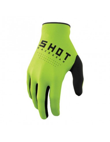 GUANTES SHOT JUNIOR RAW VERDE