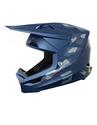 CASCO SHOT BATTLE AZUL MATE