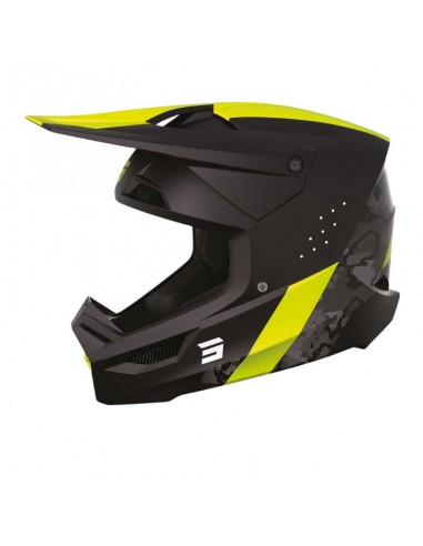 CASCO SHOT RACE CAMO AMARILLO NEON MATE