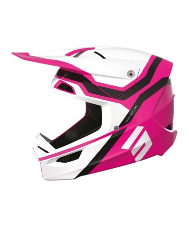 CASCO SHOT RACE SKY ROSA BRILLANTE