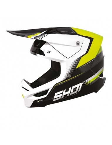 CASCO SHOT RACE TRACER AMARILLO NEON...