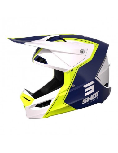 CASCO SHOT FURIOUS REFLEX AZUL BRILLANTE