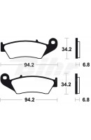 PASTILLAS DE FRENO TECNIUM...