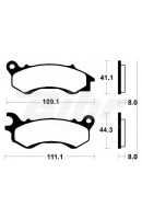 PASTILLAS DE FRENO TECNIUM...